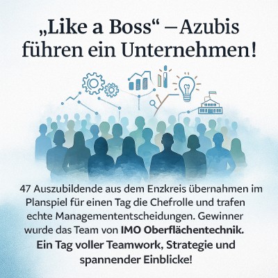 Azubis übernehmen die Chefrolle: Erfolgreiches Planspiel „Like a Boss“ im Enzkreis